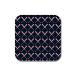 Pattern 192 Rubber Square Coaster (4 pack) Front