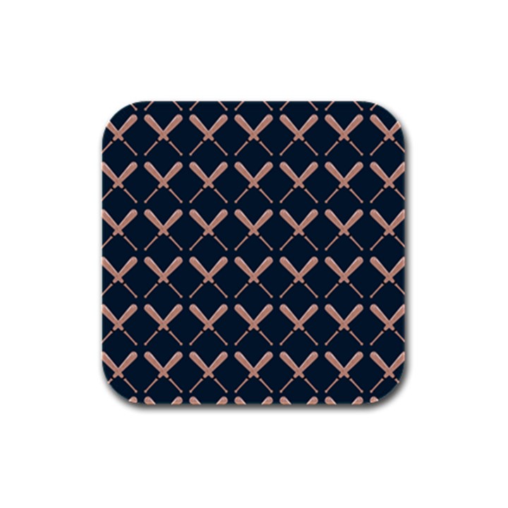 Pattern 192 Rubber Square Coaster (4 pack)