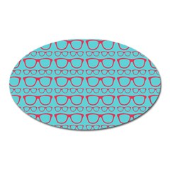 Pattern 195 Oval Magnet by GardenOfOphir