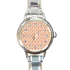 Pattern 196 Round Italian Charm Watch