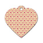 Pattern 196 Dog Tag Heart (One Side) Front