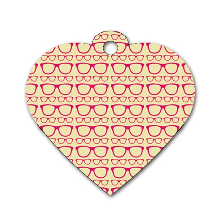 Pattern 196 Dog Tag Heart (One Side)