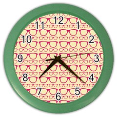 Pattern 196 Color Wall Clock