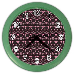 Pattern 197 Color Wall Clock by GardenOfOphir