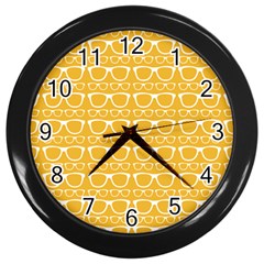 Pattern 200 Wall Clock (black) by GardenOfOphir