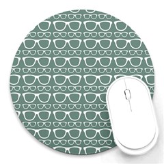 Pattern 202 Round Mousepad by GardenOfOphir