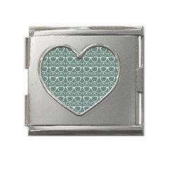 Pattern 202 Mega Link Heart Italian Charm (18mm) by GardenOfOphir