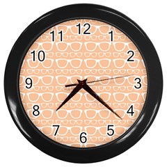 Pattern 203 Wall Clock (black) by GardenOfOphir