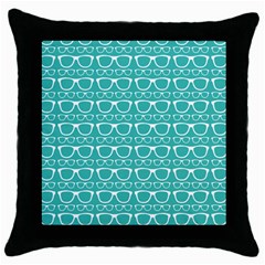 Pattern 206 Throw Pillow Case (black) by GardenOfOphir