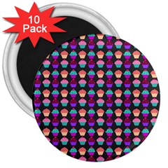 Pattern 207 3  Magnets (10 pack) 