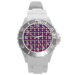 Pattern 207 Round Plastic Sport Watch (L)