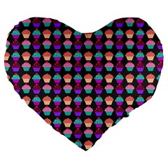 Pattern 207 Large 19  Premium Heart Shape Cushions