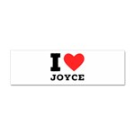 I love joyce Sticker Bumper (100 pack) Front