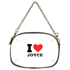 I Love Joyce Chain Purse (one Side) by ilovewhateva