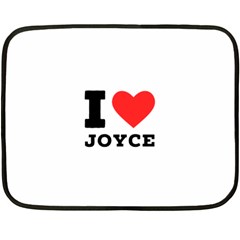 I Love Joyce One Side Fleece Blanket (mini) by ilovewhateva