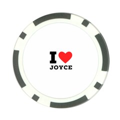 I Love Joyce Poker Chip Card Guard (10 Pack) by ilovewhateva