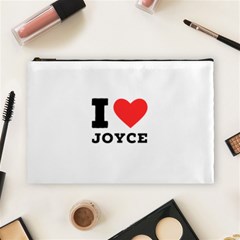 I Love Joyce Cosmetic Bag (large) by ilovewhateva