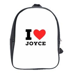 I Love Joyce School Bag (xl) by ilovewhateva