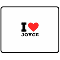 I Love Joyce Fleece Blanket (medium) by ilovewhateva