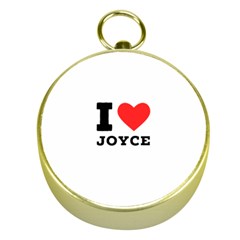 I Love Joyce Gold Compasses by ilovewhateva