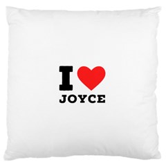 I Love Joyce Standard Premium Plush Fleece Cushion Case (one Side) by ilovewhateva