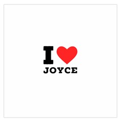 I Love Joyce Square Satin Scarf (36  X 36 ) by ilovewhateva