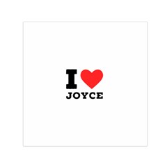 I Love Joyce Square Satin Scarf (30  X 30 ) by ilovewhateva