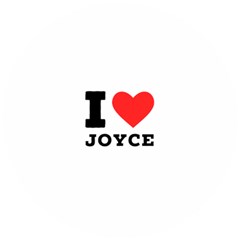 I Love Joyce Wooden Puzzle Round by ilovewhateva