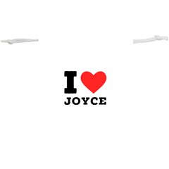 I Love Joyce Lightweight Drawstring Pouch (xl) by ilovewhateva