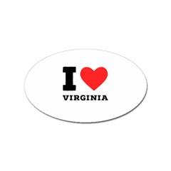 I Love Virginia Sticker Oval (10 Pack) by ilovewhateva