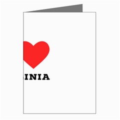 I Love Virginia Greeting Cards (pkg Of 8) by ilovewhateva