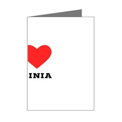 I Love Virginia Mini Greeting Card by ilovewhateva