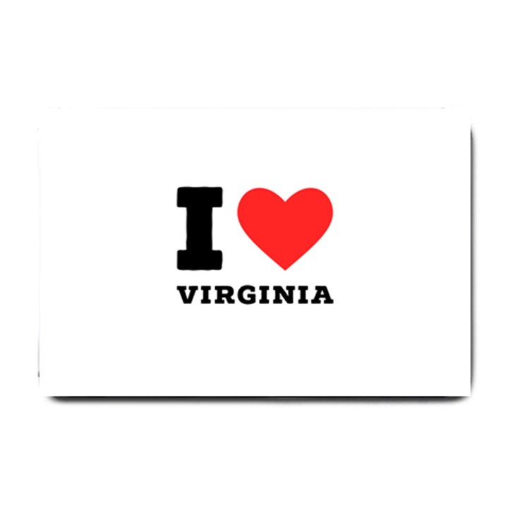 I love virginia Small Doormat