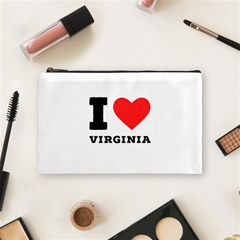 I Love Virginia Cosmetic Bag (medium) by ilovewhateva