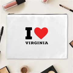 I Love Virginia Cosmetic Bag (xl) by ilovewhateva