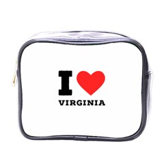 I Love Virginia Mini Toiletries Bag (one Side) by ilovewhateva