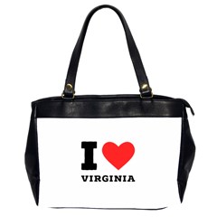 I Love Virginia Oversize Office Handbag (2 Sides) by ilovewhateva