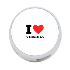 I Love Virginia 4-port Usb Hub (two Sides) by ilovewhateva