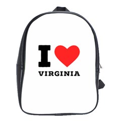 I Love Virginia School Bag (xl) by ilovewhateva