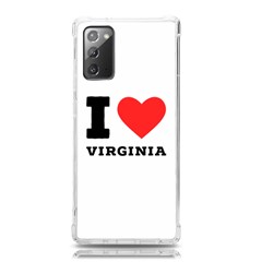 I Love Virginia Samsung Galaxy Note 20 Tpu Uv Case by ilovewhateva