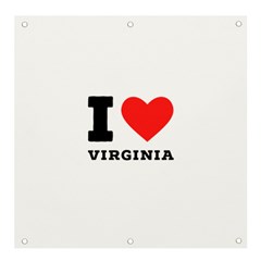 I Love Virginia Banner And Sign 4  X 4  by ilovewhateva