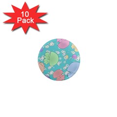 Jellyfish Animal Translucent 1  Mini Magnet (10 Pack)  by Semog4