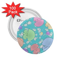 Jellyfish Animal Translucent 2 25  Buttons (100 Pack)  by Semog4