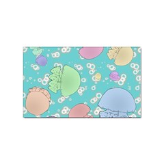 Jellyfish Animal Translucent Sticker Rectangular (10 Pack)