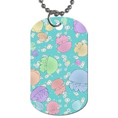 Jellyfish Animal Translucent Dog Tag (two Sides) by Semog4