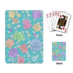 Jellyfish Animal Translucent Playing Cards Single Design (rectangle)