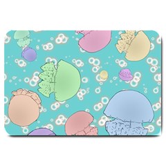 Jellyfish Animal Translucent Large Doormat