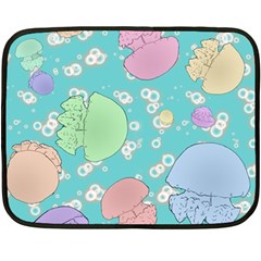 Jellyfish Animal Translucent Fleece Blanket (mini) by Semog4