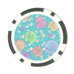 Jellyfish Animal Translucent Poker Chip Card Guard (10 Pack) by Semog4