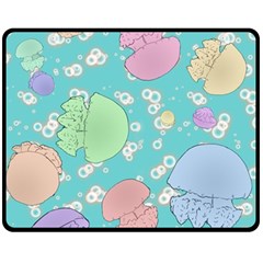 Jellyfish Animal Translucent One Side Fleece Blanket (medium) by Semog4